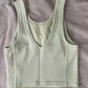 lululemon tank top mint green size 0